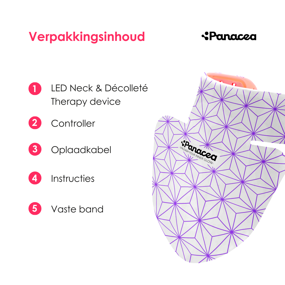 LED-Therapiegerät für Hals und Dekolleté