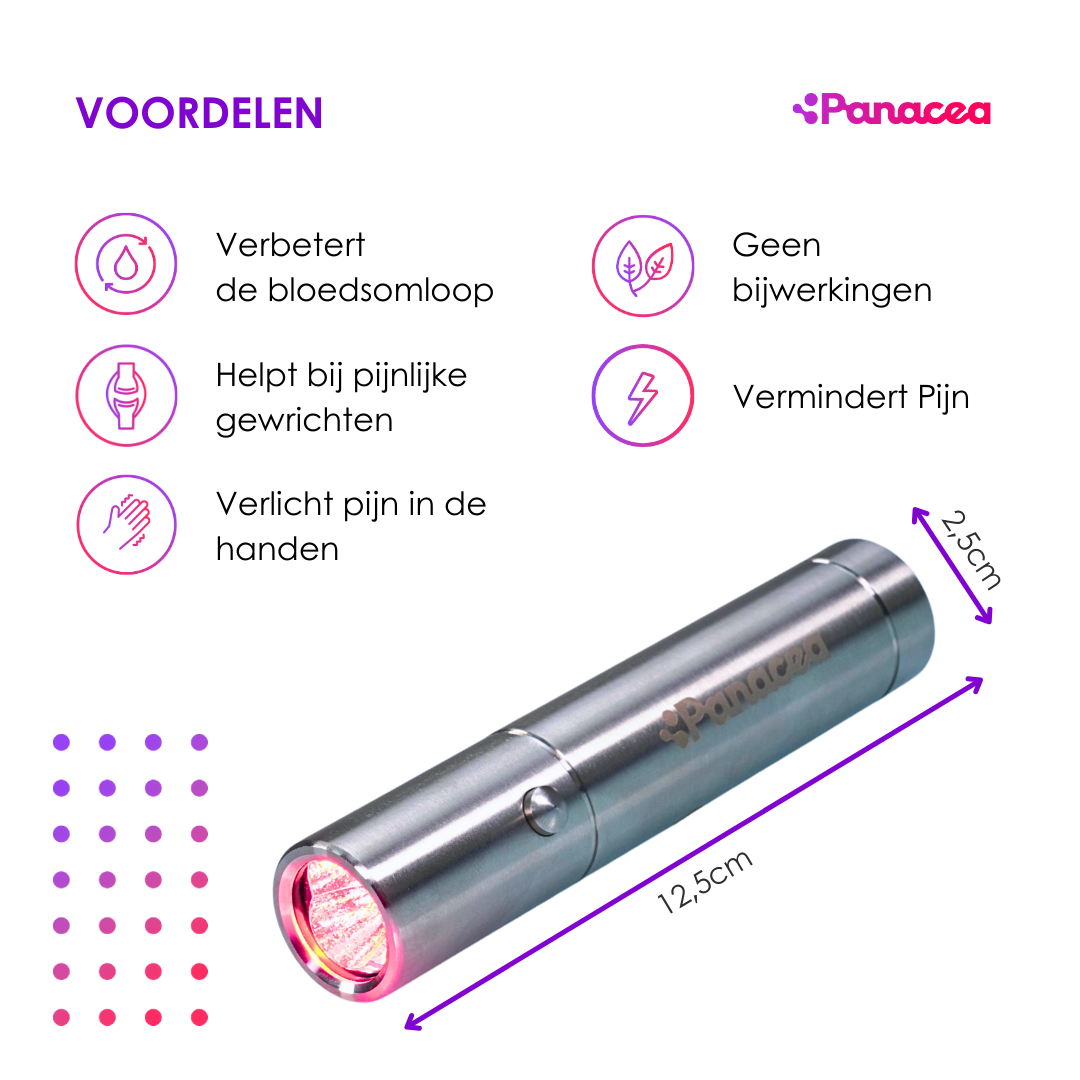 ReviveTorch Infrarot- und Rotlicht-Therapielampe