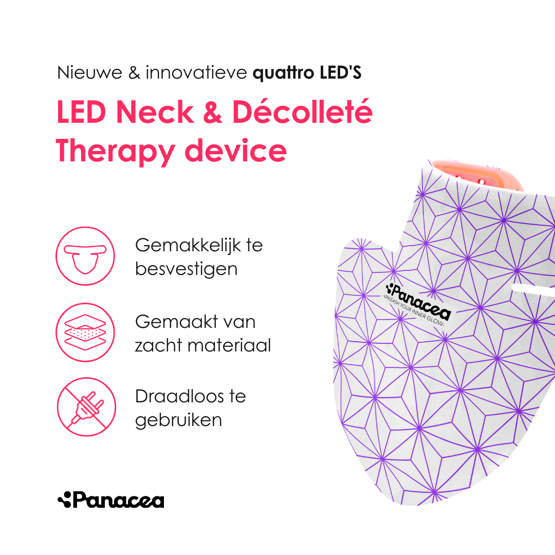 LED-Therapiegerät für Hals und Dekolleté