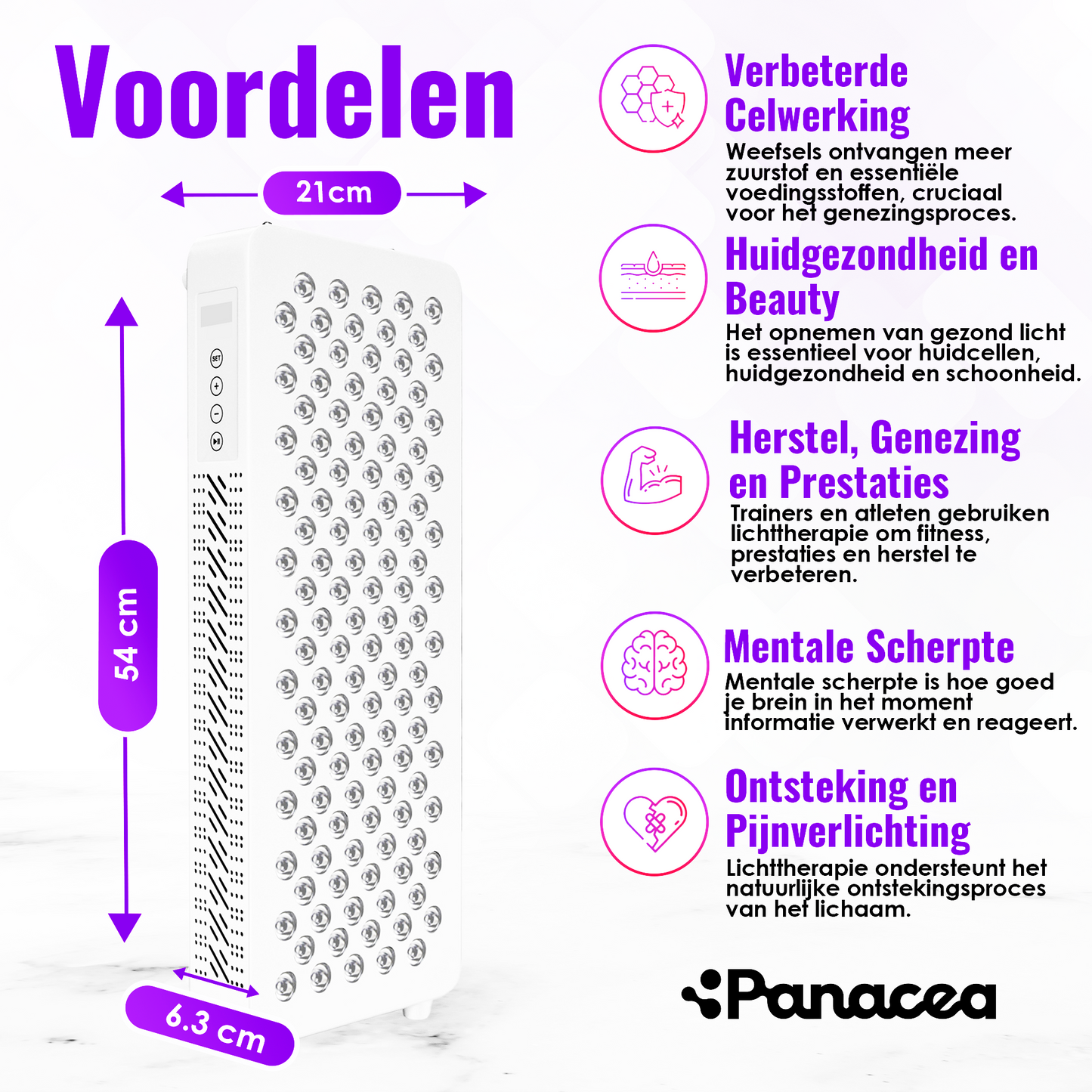 ATP Pro 600 Infrarot- und Rotlichttherapie-Panel