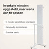 ATP Pro Duo Set: twee panelen verticaal op de standaard, in hoogte verstelbaar, eenvoudig te monteren, stabiele basis