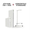 ATP Pure Combo Set: ATP Pure 700 en ATP Pure 1500 paneel plus horizontale verrijdbare standaard