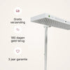 ATP Pure 1500 horizontaal op de standaard: gratis verzending, 180 dagen geld terug en 3 jaar garantie