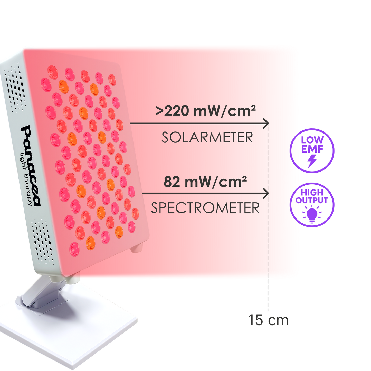 Rotlichttherapielampe ATP Pro 350 (70 x 5 W LEDs)