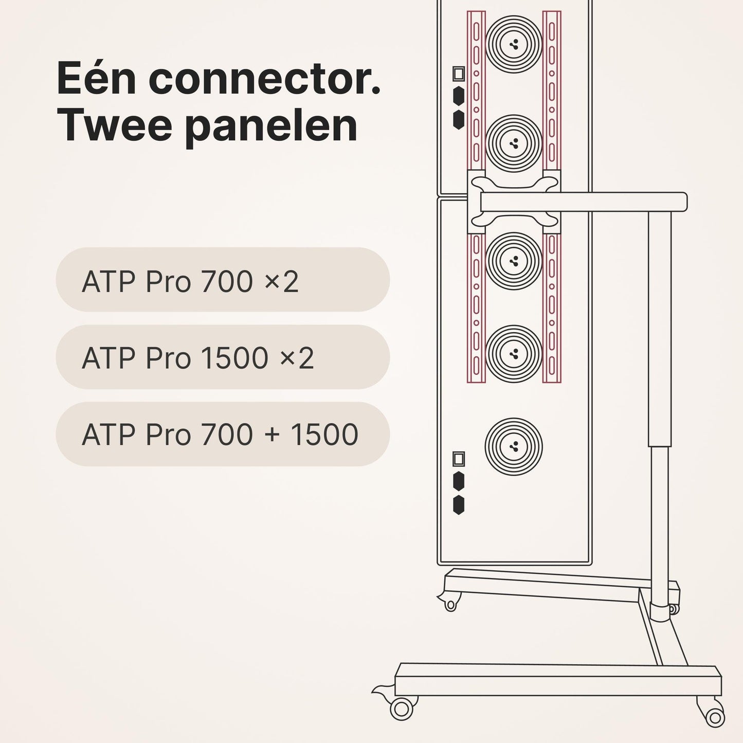 ATP Pro Panel Connector (2-Panel-Setup)
