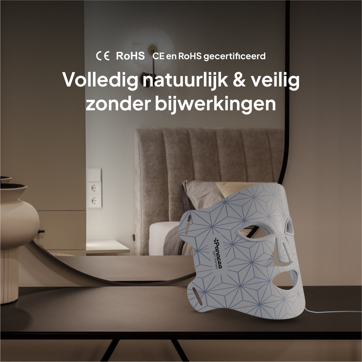 LED-Maske LED Face Mask Rotlichttherapie-Gesichtsmaske