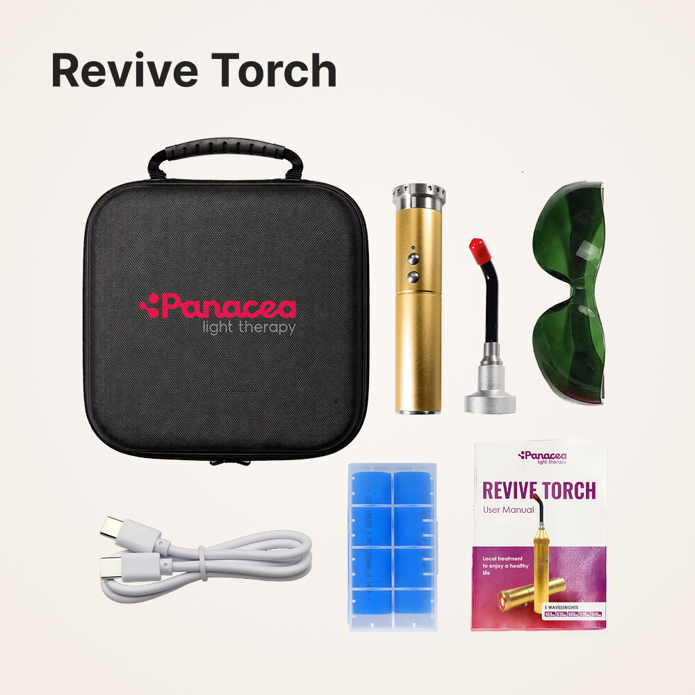 ReviveTorch Tragbare Rotlichttherapie Lampe