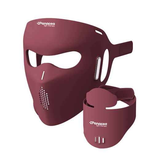 Aurora LED Gesichts- und Dekolletémaske – Rot- & Nahinfrarot-Lichttherapie
