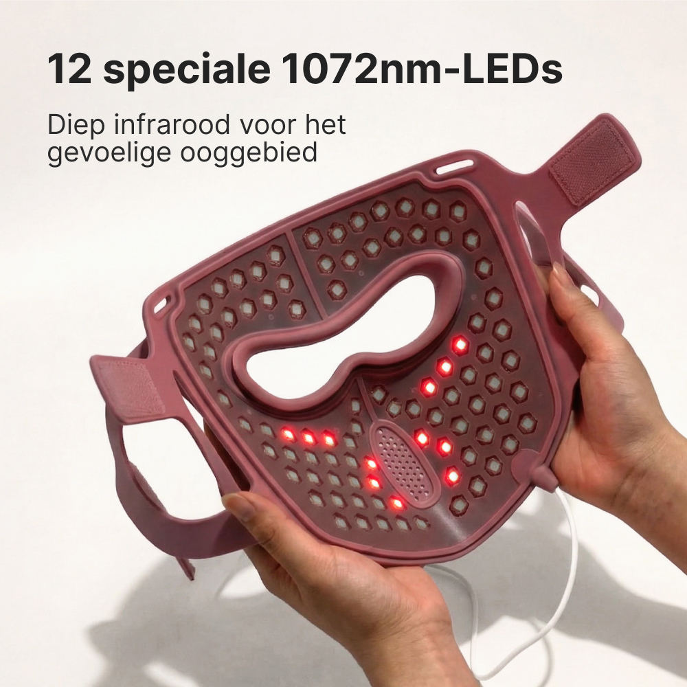 Aurora LED Gesichts- und Dekolletémaske – Rot- & Nahinfrarot-Lichttherapie