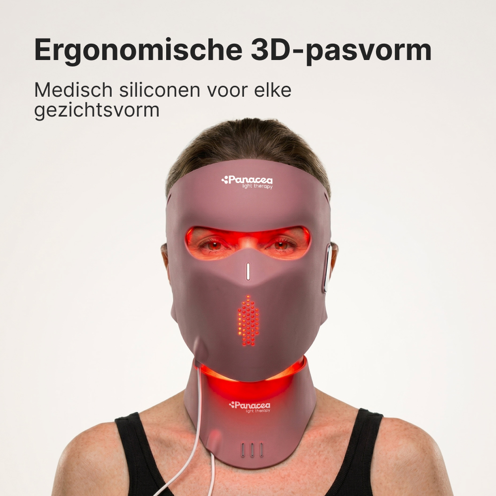 Aurora LED Gesichts- und Dekolletémaske – Rot- & Nahinfrarot-Lichttherapie