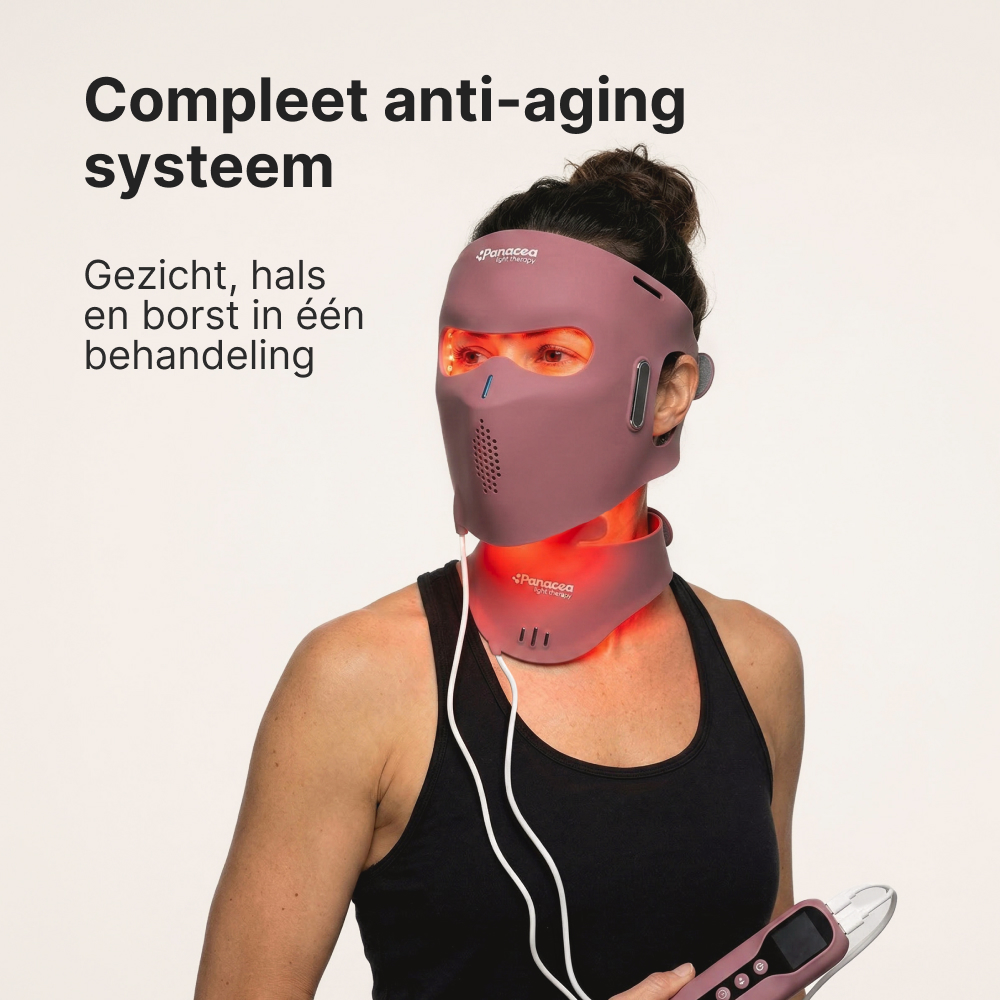 Aurora LED Gesichts- und Dekolletémaske – Rot- & Nahinfrarot-Lichttherapie