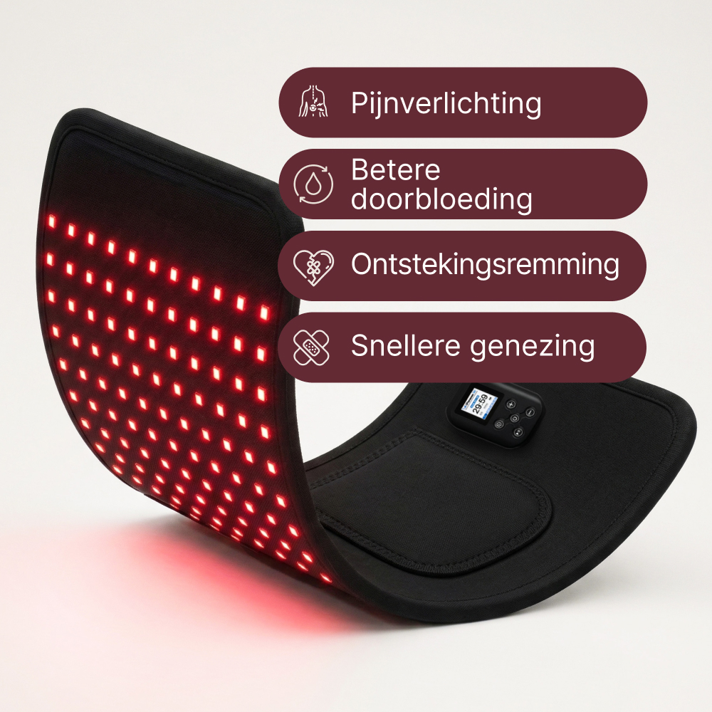 TheraFlex Rotlichttherapie-Gürtel Kabellos – Schmerzlinderung